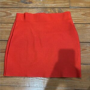 (927)+COUTURE RED SKIRT+